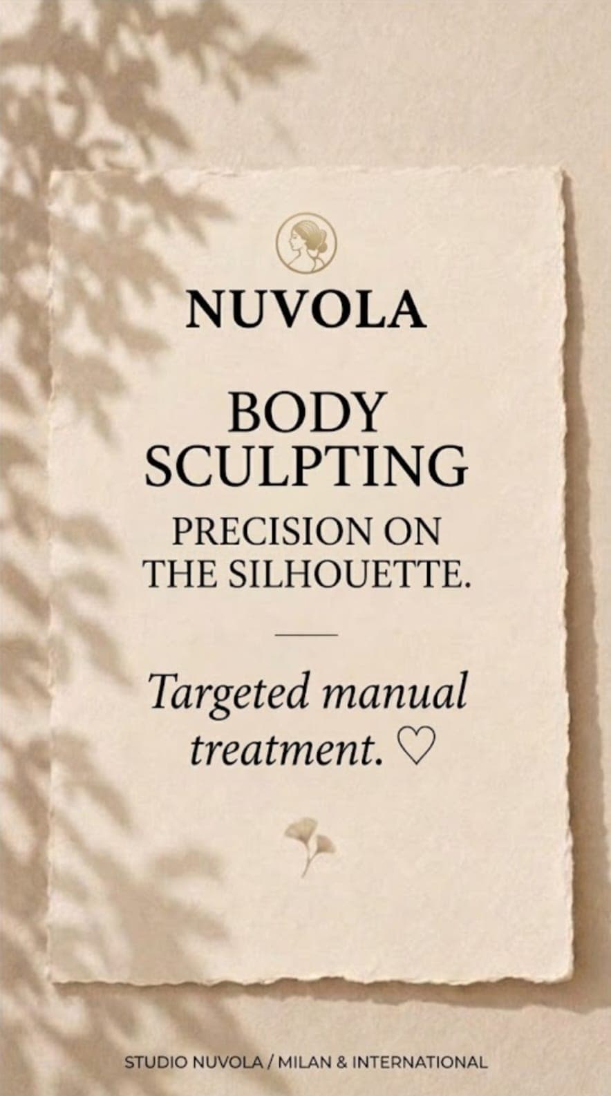 Nuvola Body Sculpting – trattamento manuale mirato